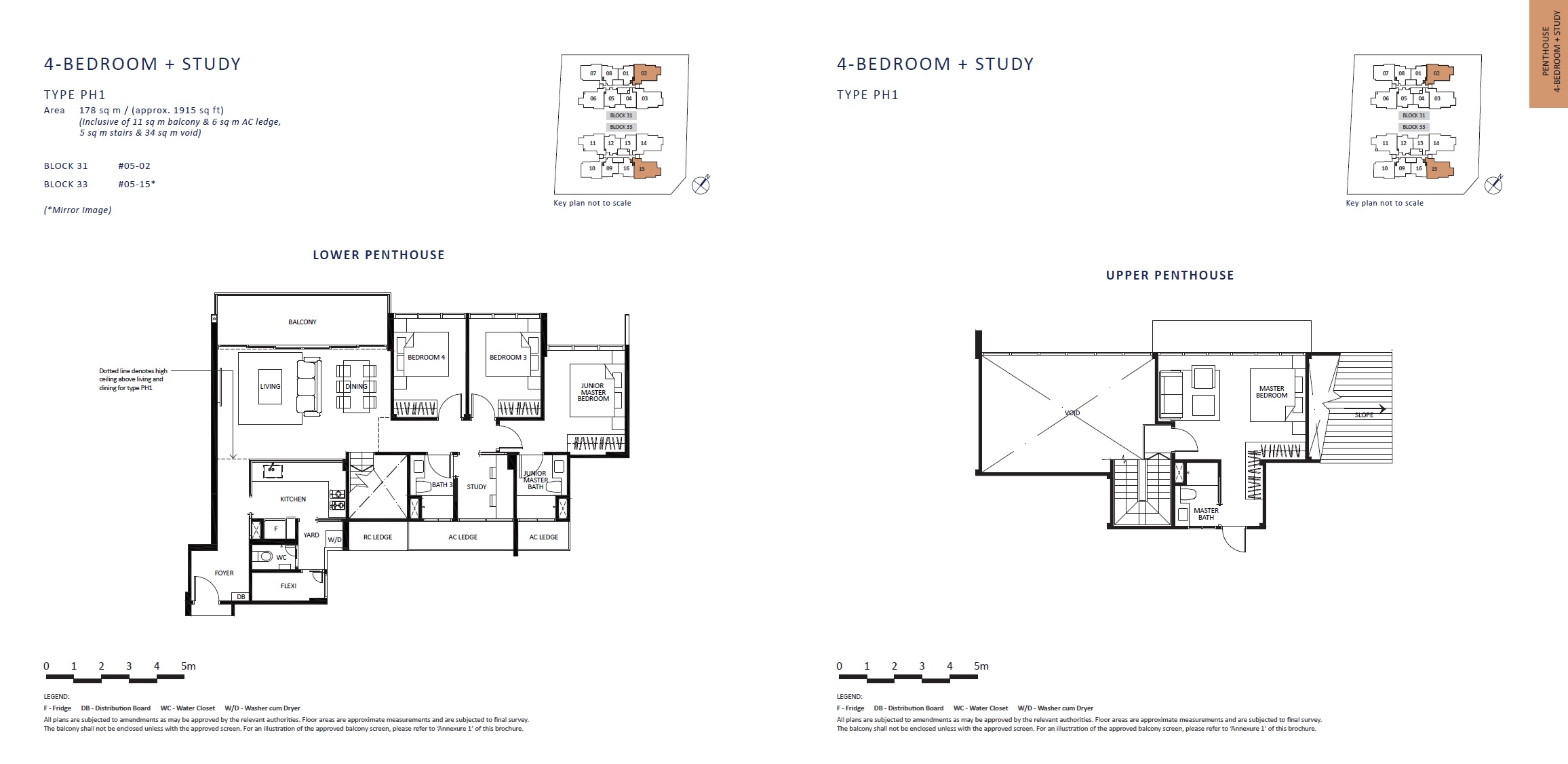 The Lilium 1 Bedroom Floor Plan 7